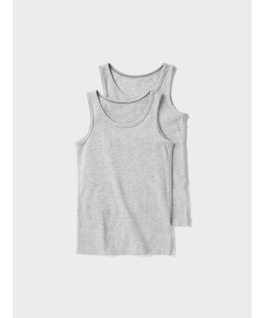 コットンメッシュタンクトップ/2枚組
