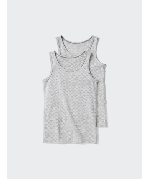 コットンメッシュタンクトップ/2枚組