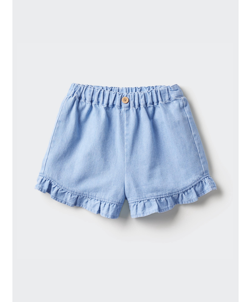 デニムイージーショートパンツ