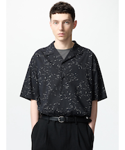 オープンカラーシャツ/プリント