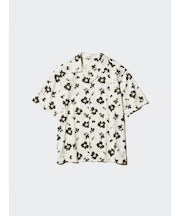 オープンカラーシャツ/プリント