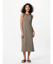 リブブラワンピース/ストライプ