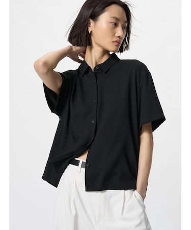 レーヨンブラウス/半袖