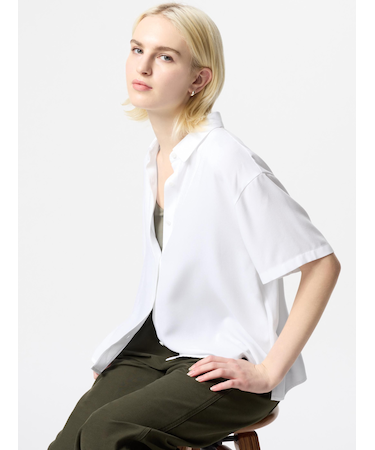 レーヨンブラウス/半袖