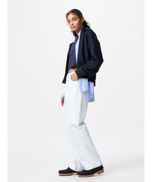 ワイドストレートジーンズ