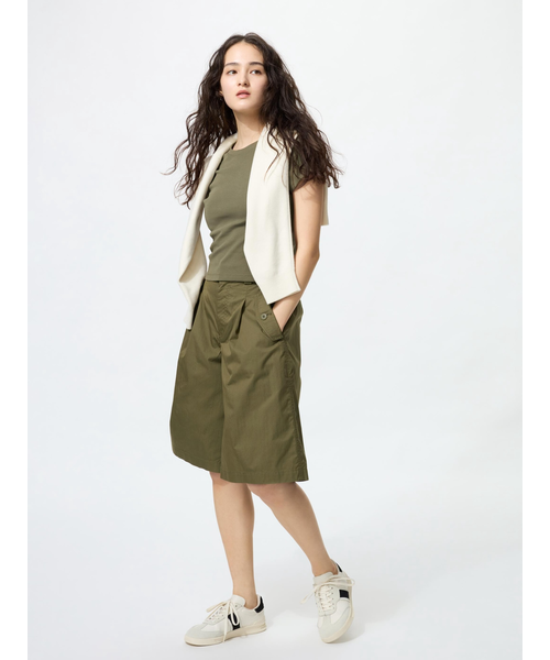 ユーティリティバミューダショーツ｜ユニクロの通販｜&mall