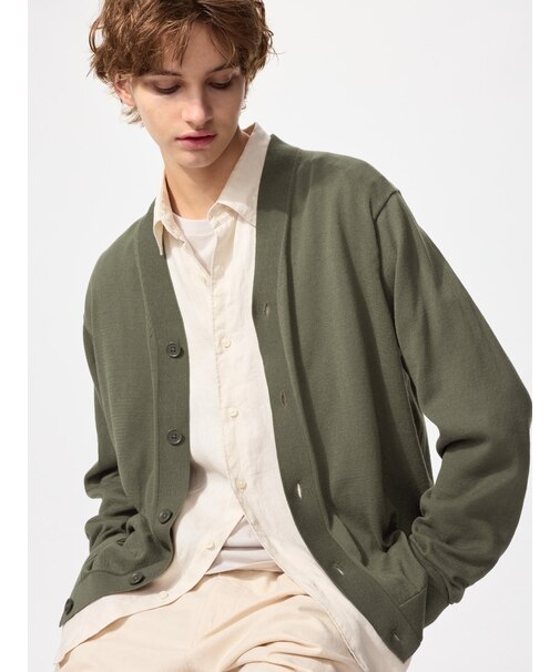 ニットVネックカーディガン