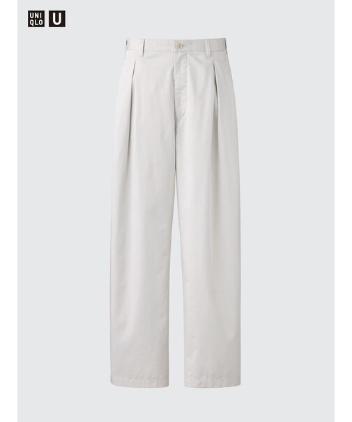 タックワイドパンツ