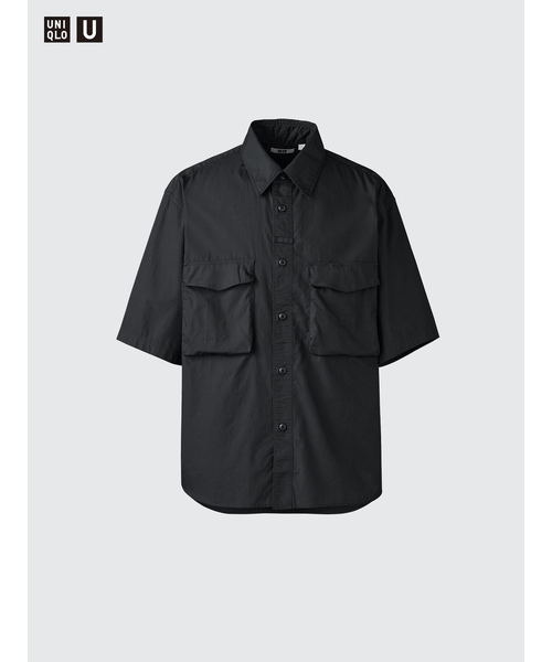 希少美品　Nake'u Awai 　半袖プルオーバーシャツ 　Mサイズ ユーティリティオーバーサイズシャツ/半袖｜ユニクロの通販