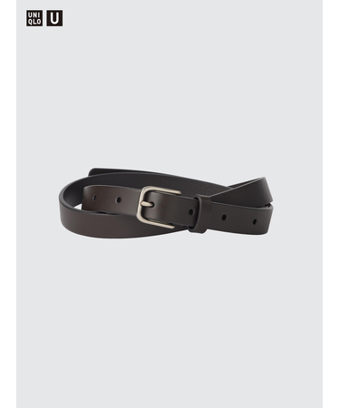 ナローロングレザーベルト