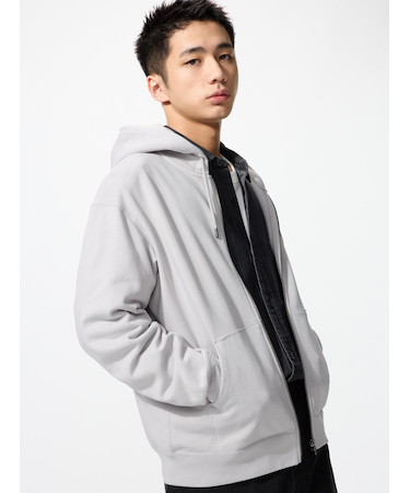 スウェットフルジップパーカ