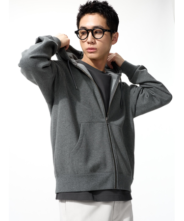 スウェットフルジップパーカ