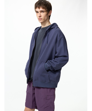 スウェットフルジップパーカ