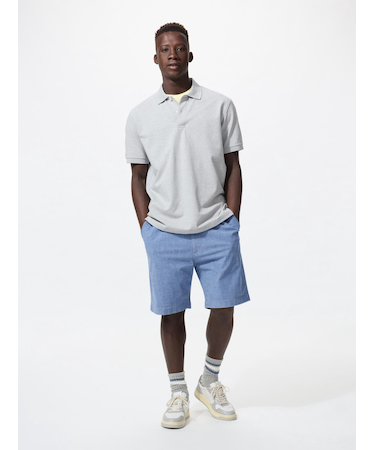 ストレッチイージーショーツ/シャンブレー