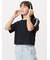 GIRLS エアリズムコットンクロップドTシャツ