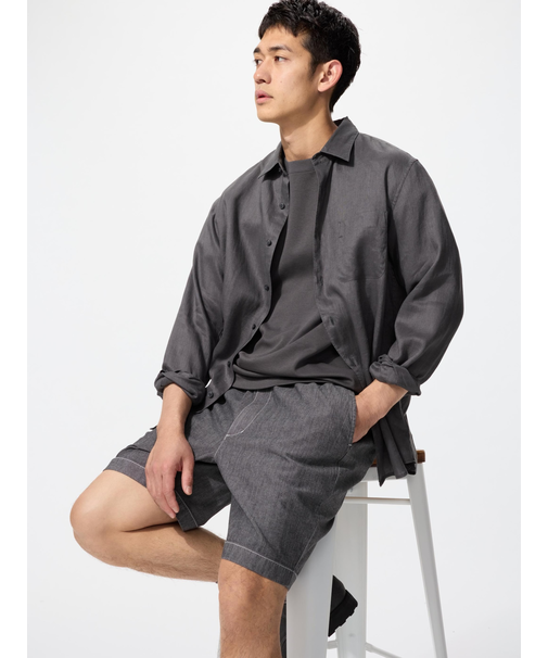 ストレッチイージーショーツ/シャンブレー