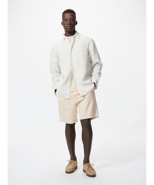 リネンブレンドイージーショーツ