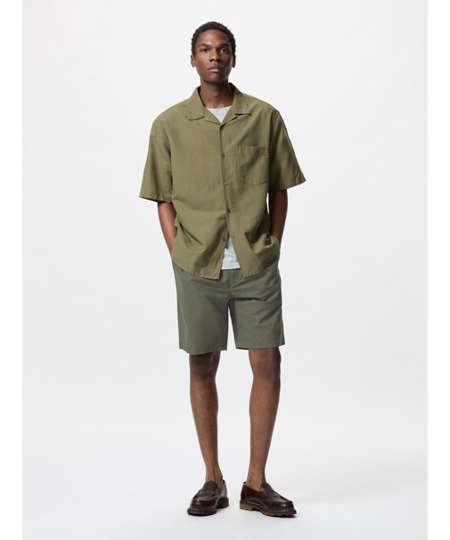 リネンブレンドイージーショーツ