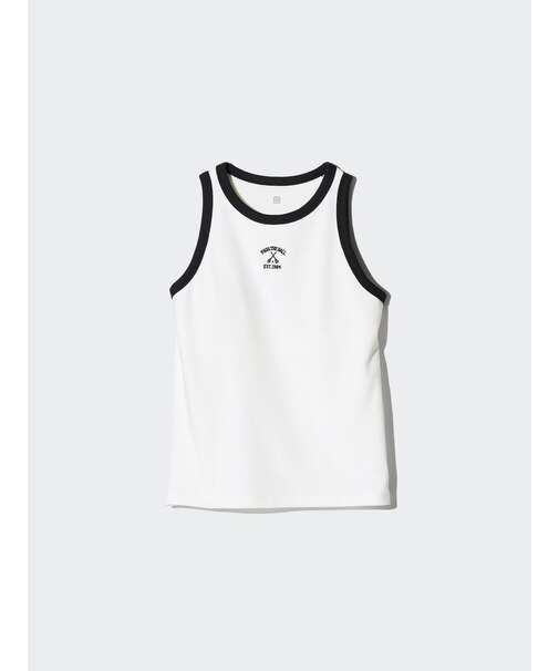 GIRLS リブブラトップ/アメリカンスリーブ