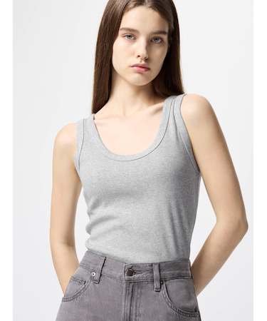 ソフトリブタンクトップ