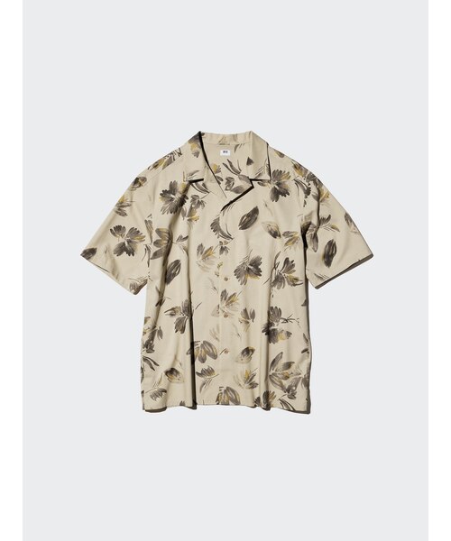 HIGH STREET∴シャドーボタニカルショートウイング7分袖シャツ｜ハイ