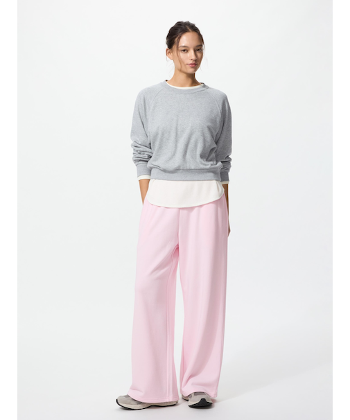 スウェットワイドパンツ