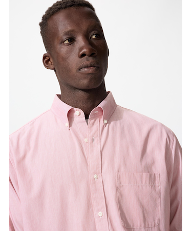 ブロードシャツ/ヘアライン