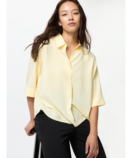 レーヨンスキッパーブラウス/7分袖