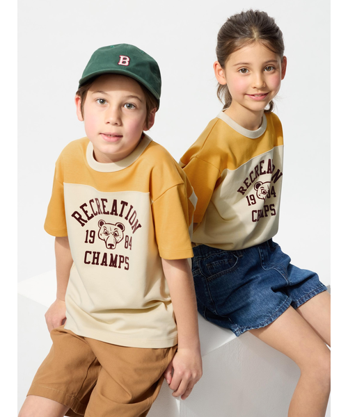 エアリズムコットングラフィッククルーネックTシャツ｜ユニクロ