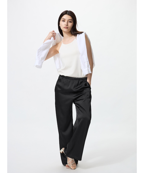 libjoie サテンイージーパンツ LIBJOIE（リブジョア）の「サテンイージーパンツ（その他パンツ