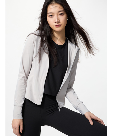 ウルトラストレッチエアリズムUVカットフルジップパーカ