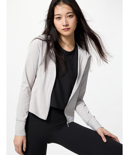 ウルトラストレッチエアリズムUVカットフルジップパーカ