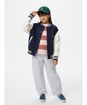 GIRLS ドライスウェットカーブパンツ