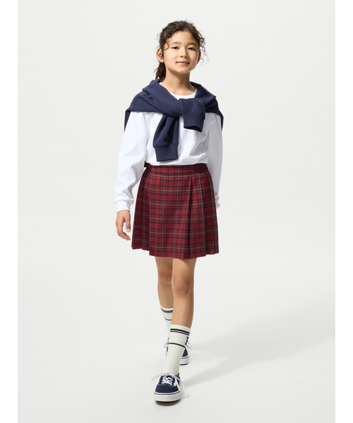 女子会＆デートにぴったり❤️ミニ丈プリーツスコート♪ GIRLS プリーツミニスコート｜ユニクロの通販｜&mall（アンド