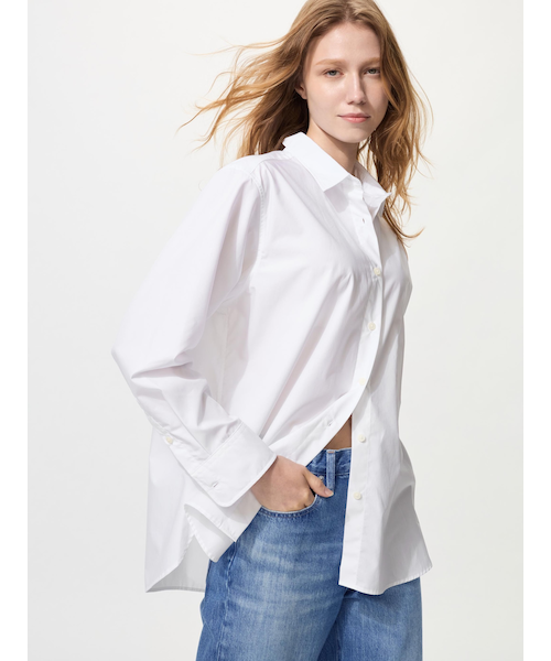 コットンシャツ｜ユニクロの通販｜&mall（アンドモール）三井