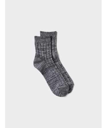 ハーフソックス/メランジ