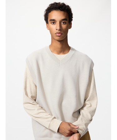 ニットVネックベスト