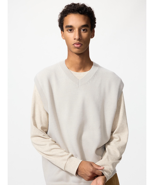 ニットVネックベスト