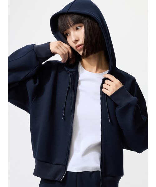 ドライスウェットフルジップパーカ　Lサイズ UNIQLO（ユニクロ）】新作の「ドライスウェットフルジップパーカ」を