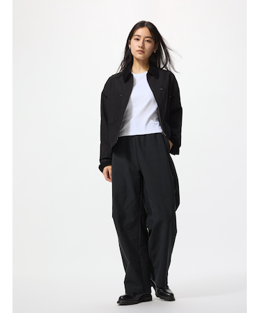 ジャージーカーブパンツ/丈短め