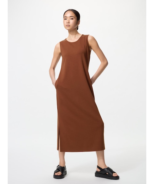 ✨ だい✨ ポンチワンピースノースリーブ｜ユニクロの通販｜&mall（アンドモール