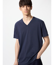 ドライカラーVネックTシャツ