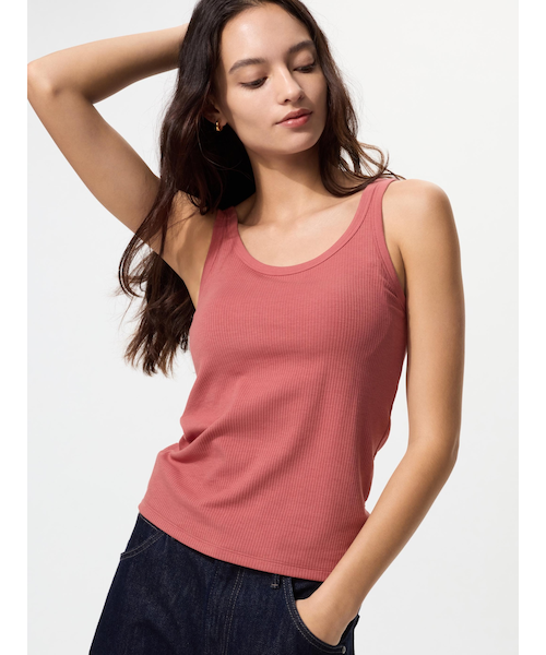 エアリズムコットンブラタンクトップ｜ユニクロの通販｜&mall