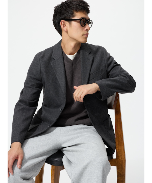 ユニクロ ブラッシュドジャージージャケット 3色セット Sサイズ ユニクロ ブラッシュドジャージージャケット 3色セット Sサイズ