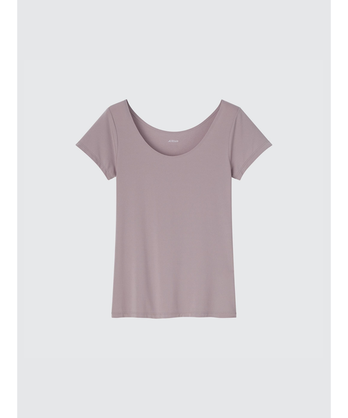 エアリズムUネックT