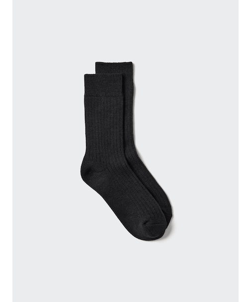 ヒートテックソックス/リブ