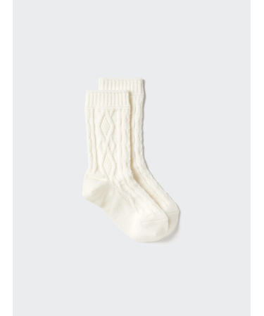 ヒートテックソックス/ケーブル