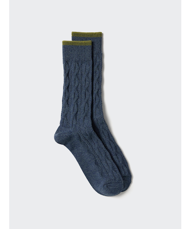 ヒートテックソックス/ケーブル