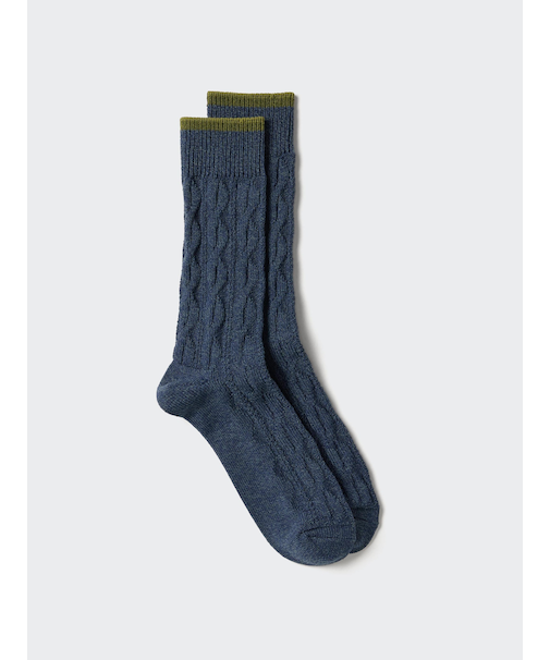 ヒートテックソックス/ケーブル