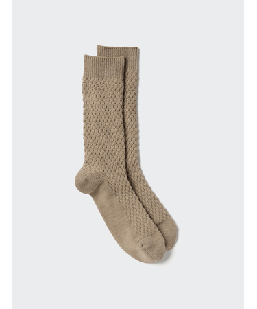 ヒートテックソックス/ワッフル